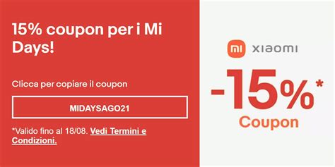 Su EBay 15 Di Sconto Sui Prodotti Xiaomi Per I Mi Days 2021 GiovaTech