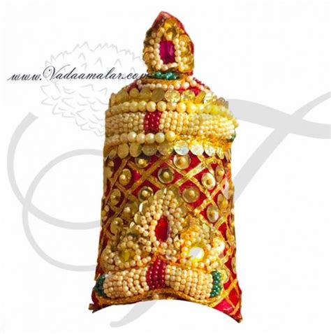 8 Inches Crown Kreedam For Devi Amman Alankaram Decorations Available