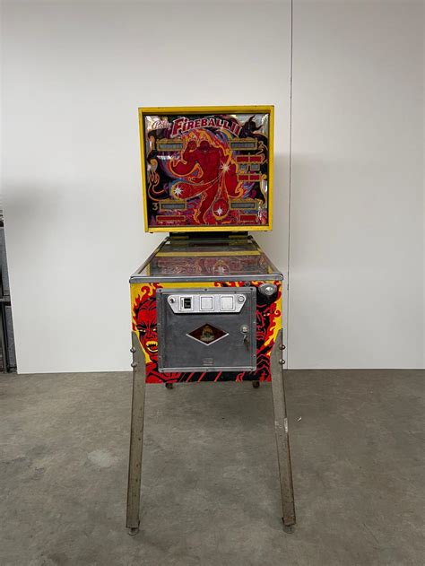 Sold At Auction 1981 Bally Fireball Ii Pinball Machine