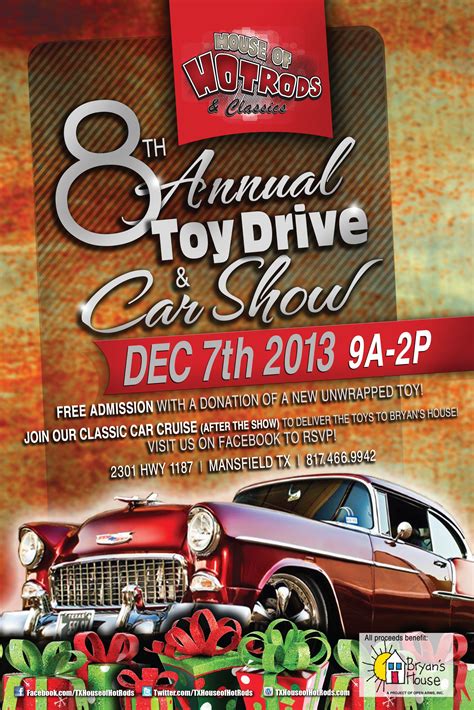 8th Annual Car Show Toy Drive At The