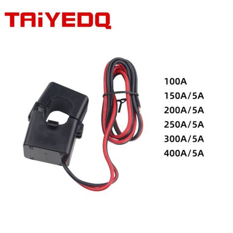 Clamp On AC Current Sensor Transformer Primary KCT24 Split Core Open