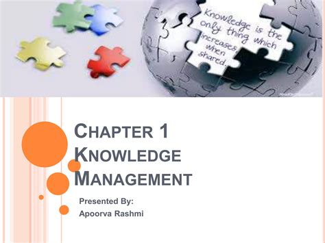 Knowledge Management Ppt