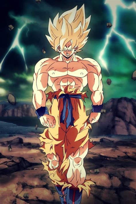 Goku se transforma en SSJ por primera vez DRAGON BALL ESPAÑOL Amino