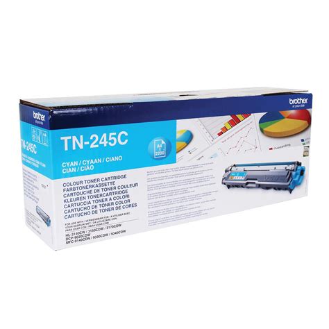 Brother Laser Toner Cartridge High Yield Page Life 2200pp Cyan Ref