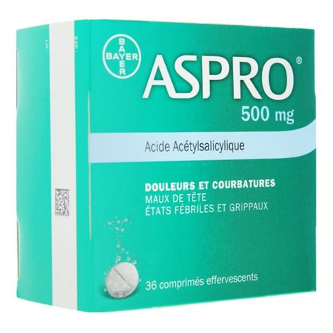 Aspro Mg En Comprim S Effervescents Antalgique Et Antipyr Tique