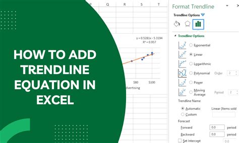 How To Add Trendline Equation In Excel A Comprehensive Guide Earn