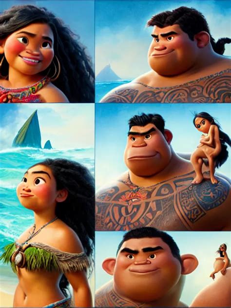 Epic Beautifull Hyper Realistic Moana Gorgeous Stable Diffusion