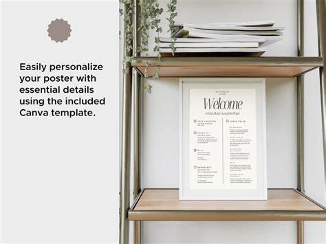 Editable Classic Home Rules Poster Instant Download Canva Template A4 ...