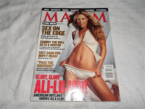 Maxim 2001 April Ali Larter Keith Blanchard Books