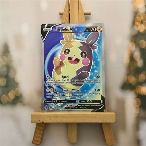 Pokemon Morpeko V Card Genuine English Full Art Ultra Rare