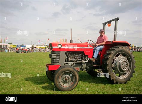 Oldtimer Traktor Massey Ferguson Stockfotografie Alamy