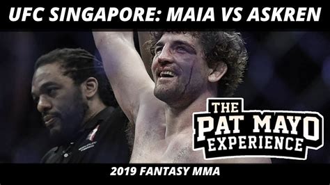 UFC Singapore Picks And Predictions Maia Vs Askren DraftKings Picks