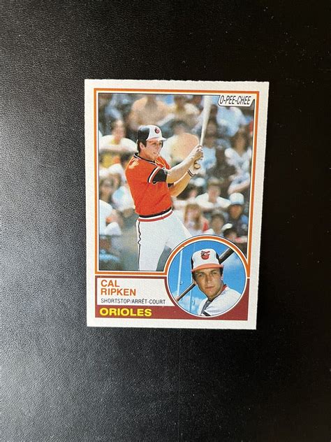 O Pee Chee Cal Ripken Jr Hof Bal Orioles Ultra High End