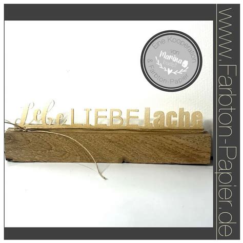 Stanze Von Farbton Papier Lebe Liebe Lache Vohaerze