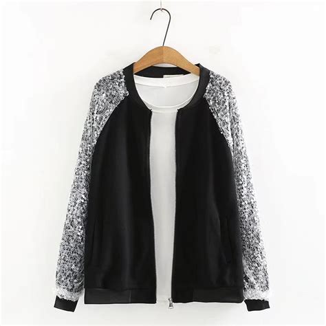 【มีไซส์ใหญ่】plus Size Xl 4xl Womens Long Sleeved Spring Autumn Jackets