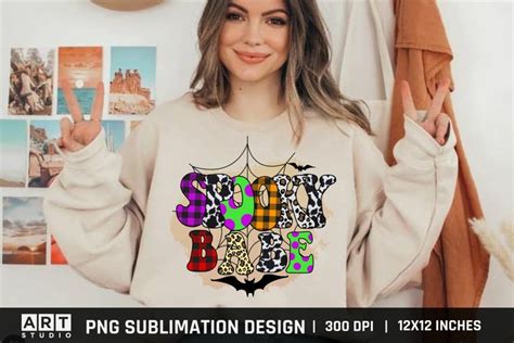 Spooky Babe Sublimation Halloween PNG Sublimation