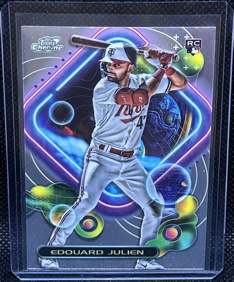 2023 Topps Chrome Cosmic 171 Edouard Julien Rookie Minnesota Twins Rc