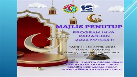 Buku Program Ihya Ramadhan H M Siti Fatimah Binti Warudin