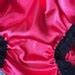 Foxy Red Satin Bikini Panties Knickers Lace Bows Medium Xxl Etsy