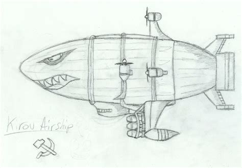 Kirov Airship drawing by waaagh888 on DeviantArt