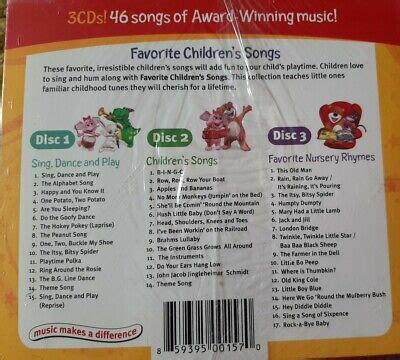 BABY GENIUS FAVORITE Children's Songs BINGO This Old Man Alphabet $12. ...