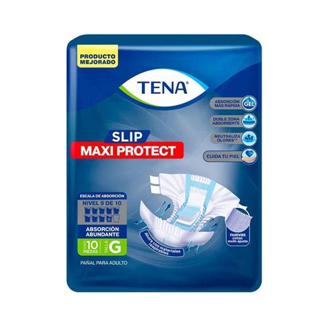 Pa Ales Para Adulto Tena Slip Maxi Protect Talla Grande Pzas