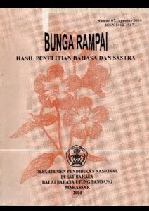 Bunga Rampai Hasil Penelitian Bahasa Dan Sastra Nomor 07 Agustus 2004