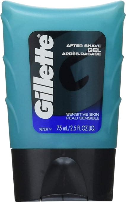 Amazon Gillette After Shave Gel Sensitive Skin 2 5 Oz Beauty