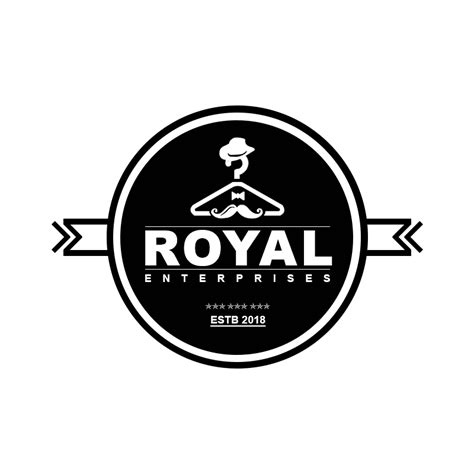 Royal Enterprises Garments Company Logo Design Behance