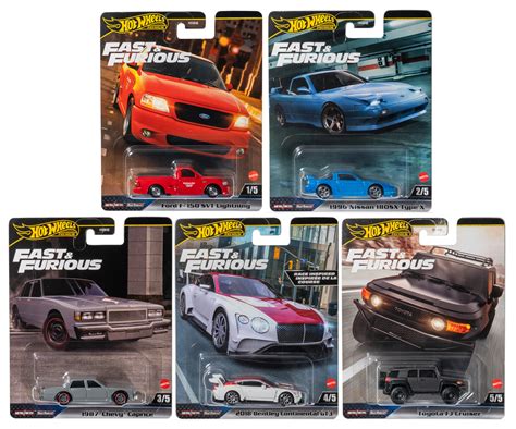 Машинки Hot Wheels Premium Fast Furious набор из штук купить на OZON по низкой цене