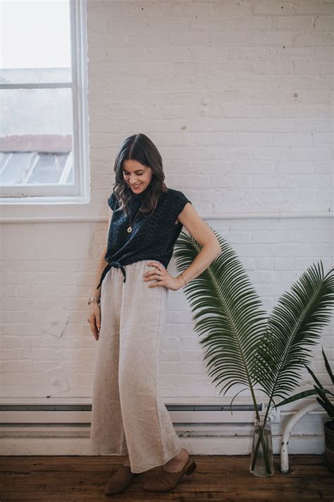im styling  wide leg linen pants  spring summer