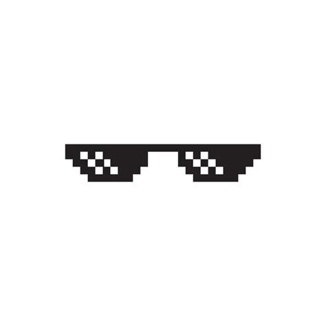 thug life sunglasses vector icon 6899227 Vector Art at Vecteezy