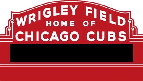 Wrigley Field Font The Art Of Designing Sporting Memories