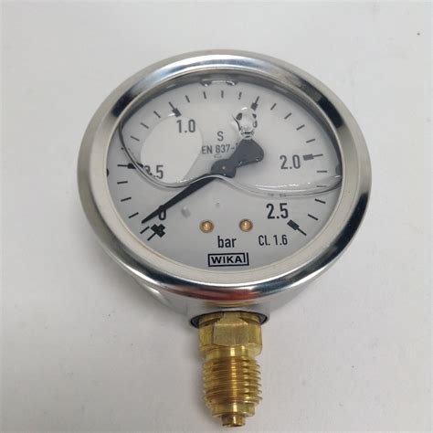 Wika Pressure Gauge Manometer 0 2 5Bar EN 837 1 NEW NMP