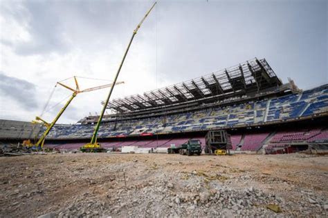 Video En Ruinas As Se Encuentra El Camp Nou Del Barcelona En Cancha