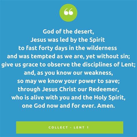 Lent 1 - Liturgy