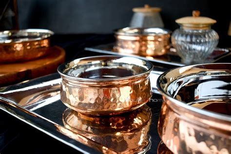 Hammered Copper Serving Bowls At Rs Piece Copper Bowl In