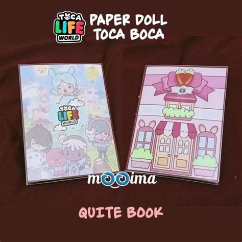 Jual Quiet Book Toca Boca / Paper Doll Toka Boka / Mainan Bepe Bpan Di