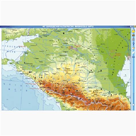 Карта растительности России