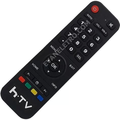 Controle Remoto Para Receptor HTV 5 HTV5 EVANELETRO