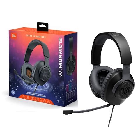 JBL Quantum 100, Wired Over Ear Gaming Headphones with Mic - Excellent Condition