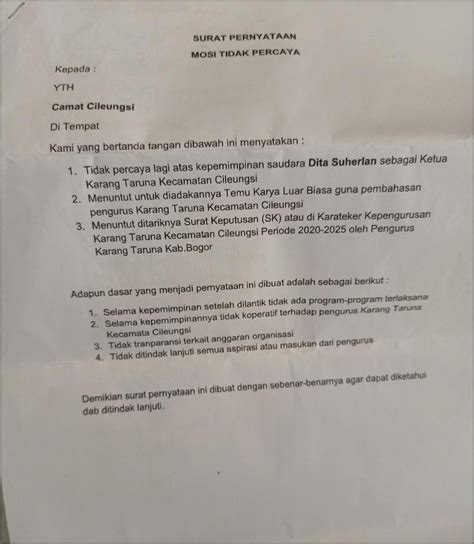 Contoh Surat Pernyataan Ketua Yayasan Surat Lamaran Kerja Desain Riset