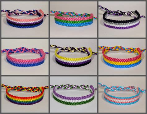 Pride Flag Bracelets Love Friendship Polysexual Bisexual Etsy Singapore