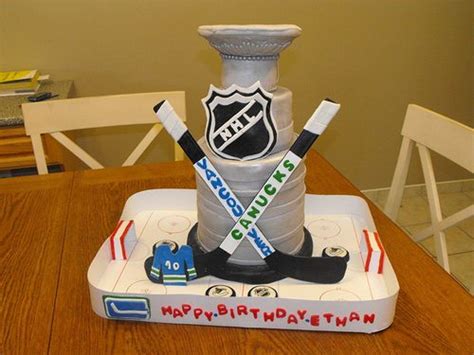 Stanley Cup Cake Stanley Cup Cakes Stanley Cup Hockey Birthday