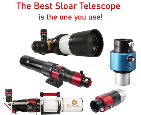 The Best Solar Telescope is the one you use