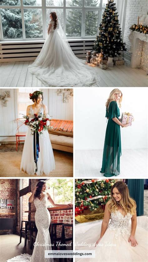 50+Romantic Christmas Wedding Dresses Ideas To Make You Fall In Love