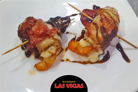 Nuestros irresistibles ROLLITOS DE CALABACÍN Restaurante Las Vigas Murcia