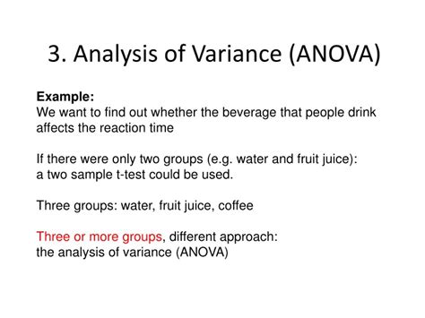 Ppt 3 Analysis Of Variance Anova Powerpoint Presentation Free Download Id 9572777