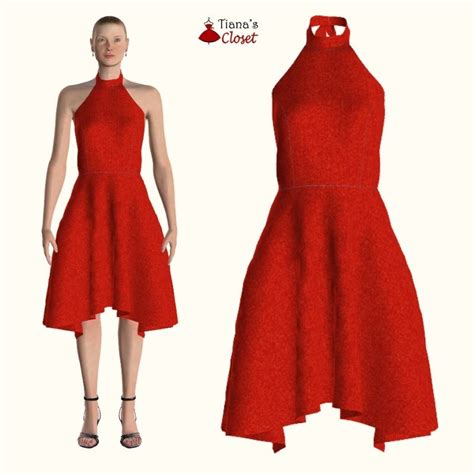 Kerry Halter Neck Dress Free Pdf Sewing Pattern Tiana S Closet