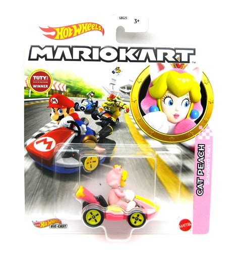Hot Wheels Mario Kart Cat Peach Standard Kart Rosa 1 64 Modelle Alles Gute